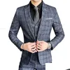 Costumes pour hommes Blazers Mens grande taille S-5xl Suit Vesters Traward Foreign Trade Forme de gamme Habillement à trois pièces Gentleman Busi Dhc0q