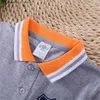 티셔츠 남성 폴로 셔츠 클래식 디자인 프리-unrunk 약간 탄력있는 면화 어린이 티셔츠 봄/여름 남성 짧은 슬리브 탑 Q240418