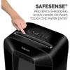 Bescherm uw gevoelige informatie met Fellowes LX85 12 Sheet P4 Cross Cut Home Office Shredder - SafeSense Ultimate Security