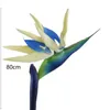 Fleurs décoratives 1pc Birgure de fleur artificielle de paradis Fausse plante Silk Strelitzia Reginae Simulation Home Decor Party Supplies