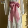 Riemen 300 cm satijn zijden brede riem dames bowknot sjerp riem Japanese stijl veterbandjes feestdecor corset lint lint