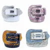 BB Designer Simon ceintures pour hommes Femmes Belon diamant brillan