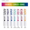 Mascara 7 Colors/Set Waterproof Color Mascara Eyeliner Charming Longlasting Colorful Curling Lengthening Extension Eyelashes L410