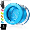 Yoyo Magicyoyo N8 Professionnel non répondu Yoyo Aluminium Metal sous-dimensionné Yoyo pour les enfants 5 cordes Yoyo Bag Glove en cadeau Q2404181