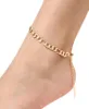 S1193 Fashion Jewelry Bracelet Figaro Chain Anklet Vintage Foot Chain Anklet Bracelets8982465