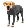 Vestuário para cães cães de inverno pijamas grandes roupas de macacão de estimação para roupas de pó de mangas compridas roupas de recuperação de revestimento de quatro patas