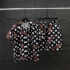 Мужские спортивные костюмы мужские гавайские пляжные наборы для отдыха рубашки для мужчин и женщин, блокируемых цветами, набор печатных шортов B16