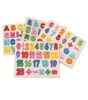 Newborn Baby Puzzle Letter and Number Shape Toddler Jigsaw For Children Boys and Girls Early Childhood Educational Toy9095269