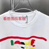 T-shirt maschile Designer Poison Famiglia Edizione corretta Verificata 2023 Summer Rainbow Contrast Stampato T-shirt a maniche corte per uomini e donne HCIG