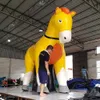 5MH（16.5フィート）、吹き飛ばされた品質の素晴らしい巨大な巨大なインフレータブルPVC馬漫画バルーンモデルカーニバルパレード、馬店広告