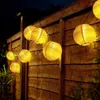 Strings Waterproof Lantern Solar String Fairy Lights 6.5M 30 LED Outdoor Garland Patio Light Power Lamp Christmas For Garden Decor