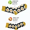 Men's Socks 2024 6/10 Pairs Lot Pack Men Women Couples Lover Arrival Rhombus Animal Christmas Cartoon Fruit Dot Cotton Happy