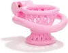 Cage de chasteté masculine réticulée légère creux pour hommes Conception de serrures de dispositif BDSM Toys pour les couples avec des anneaux de 4 tailles (rose)