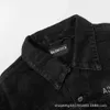 高品質のデザイナー衣料品家族ヴィンテージデニムジャケット両方の男性のための正しいトレンド
