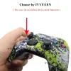 Alto -falantes Ivyueen para Xbox Série S X Controlador Transferência de água Impressão Caso de silicone protetor Caso de silicone com garra de polegar