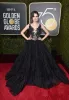 2024 Golden Globe Awards Lace Prom Dresses Sheer Bateau Neck Backless Evening Gowns Tiered Laura Marano Red Carpet Formell klänning