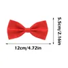 Forniture per feste papillon regolabile per uomini donne classiche accessori per matrimoni Bowtie per adulti multicolori