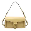 leather handbag Womens Fashionable tabby Minimalist Small Square Bag Single Shoulder Diagonal Straddle Bag Small High Bag