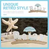 Pillow Beach Sign Ornament Coastal Farmhouse Decor Ocean Bathroom Bedroom Table Top Decorations Living Aesthetic