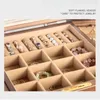 Jewelry Pouches Wooden Retro Style Box Large Display Storage Cosmetics Multilayer Drawers Organizer For Packaging Supplies