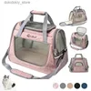 Hundbärare bärbar husdjur Cat Dog Carrier Bag Car Seat Breating Cat Puppy Oxford Handväska ryggsäck Chihuahua Outdoor Travel Carry Bag Nest L49