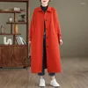 Trench Coats Femme Spring Automne 2024 Version de la longueur Mid Longue