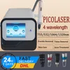 Livraison rapide portable PicoseCond Laser Vernues de tatouage Q Machine de commutation