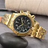 Relógio de vendas de luxo de vendas a quente Relógio de cronógrafo de moda de moda Função completa de seis pinos Dial Small Dial's Quartz Watch