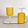 Occhiali da vino da 300 ml di vecchia moda tramonto glassato decorazione di calice tazza di design medioevale fatti per il regalo per feste di nozze bar