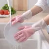 Einweghandschuhe 2/4PCS Kee-resistente hochwertige wasserdichte Wäscherei Gummi-Waschgerichte Haushalt