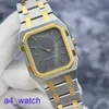 Fashion AP Wrist Watch Womens Watch 18K / Fine Steel Material Quartz Mouvement Dark Grey Dial Gold Watch