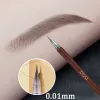 Enhancers 1PC Liquid Eyebrow Tattoo Pencil 0.01MM Ultra Thin Head Waterproof Eyebrow Pen Sweatproof Easy To Color Eye Cosmetic Makeup