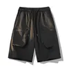 Shorts masculinos de verão esportes ao ar livre cargo reto cargo homens caminhando para vários bolsos de secar rapidamente calças de praia de macacão respirável