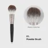 Kits Make -up Pinsel natürliches Haar 10 PCs Professionelle Make -up -Pinsel Sets Highend Animal Fox Fell schwarzer Holzgriff 2023 neues Design