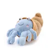 Aanpasbare zachte grote ogen knuffeldier schattig heremiet krab pluche pop aanpassing plushie speelgoed