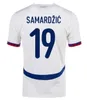 2024 SERBIA Soccer Jerseys Mens JOVIC A.MITROVIC LUKIC Uniform TADIC KOSTIC SAMARDZIC SERGEJ Football Shirt