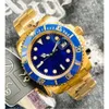Factory Deluxe Wristwatches Men Ity Watch Automatic Hine Sapphire Watches Eta 2836 Movement Ceramic Bezel 116610 Model Stainless Steel Luminous