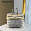 Designer feito à mão 7a bolsa de bolsa de bolsa genuína original de lagarto original 25 cm feminino com mulheres altas caçadoras de mão 5an5an