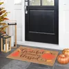 Carpets Happy Thanksgiving Funny Cute Doormat Door Mat Welcome Friends Home Drop Items