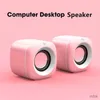 Portable Speakers PC Speaker USB Computer Speaker for Laptop PC Subwoofer Wired Music Player Audio Speakers Deep Bass Sound Loudspeaker