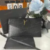 10A مصمم حقيبة Uptown Bag Bag Bag Wallet Women Crocodile Letters Metal Caviar Caviar Leature Leather Coin Pource Billfold Flap Bace Magnetic Closure Bag مع صندوق