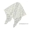 Scarves Ethnic Lace Head Scarf For Women Girls Hair Bandanas Headpiece Turban Hairband Floral Neckscarf Accessories