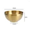 Skålar 11/12/13/14 cm koreanska rostfritt stål salladskål multifunktionell matlagningsbassäng nudel runda gyllene silver soppa ris