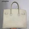 Cowhide Handbag brkns本物の革ミスティワニの肌の腹