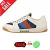 Luxury Shoes Designer Sneakers Ace Bee präglade sneaker screener MAC80 Ny mode casual chaussure luxe platta-forme lädertränare för kvinnors män