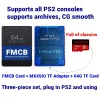 Cards PS2 MX4SIO TF Card Adapter For PS2 All Consoles+FMCB Card+256G128G/64G TF SD Card choose combination package