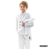 Abiti da uomo Smart Boys per matrimoni pantaloni blazer 2024 abiti per bambini abiti formali abiti per bambini set da festa classica tuta da scuola teeager