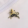 Halloween Dark Animals Horror Scary Game TV Emamel Pin Childhood Game Film Citat Brooch Badge Sweet Anime Movies Games Hard Emamel Pins