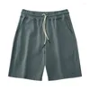 Shorts para hombres hombres Polos de verano Bermude casual algodón bordado sólido Harmont blaine longitud de rodilla