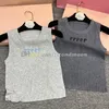 Lettre jacquard sport top top women équip couest gilet couleur solide yoga tee-shirt de gym de séchage rapide
